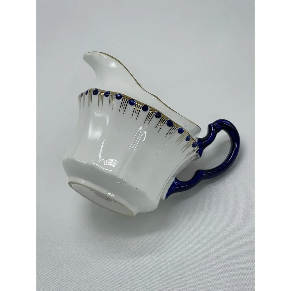Vintage e Hughes &‎ Co Fenton Creamer Staffordshire Eusancos China England